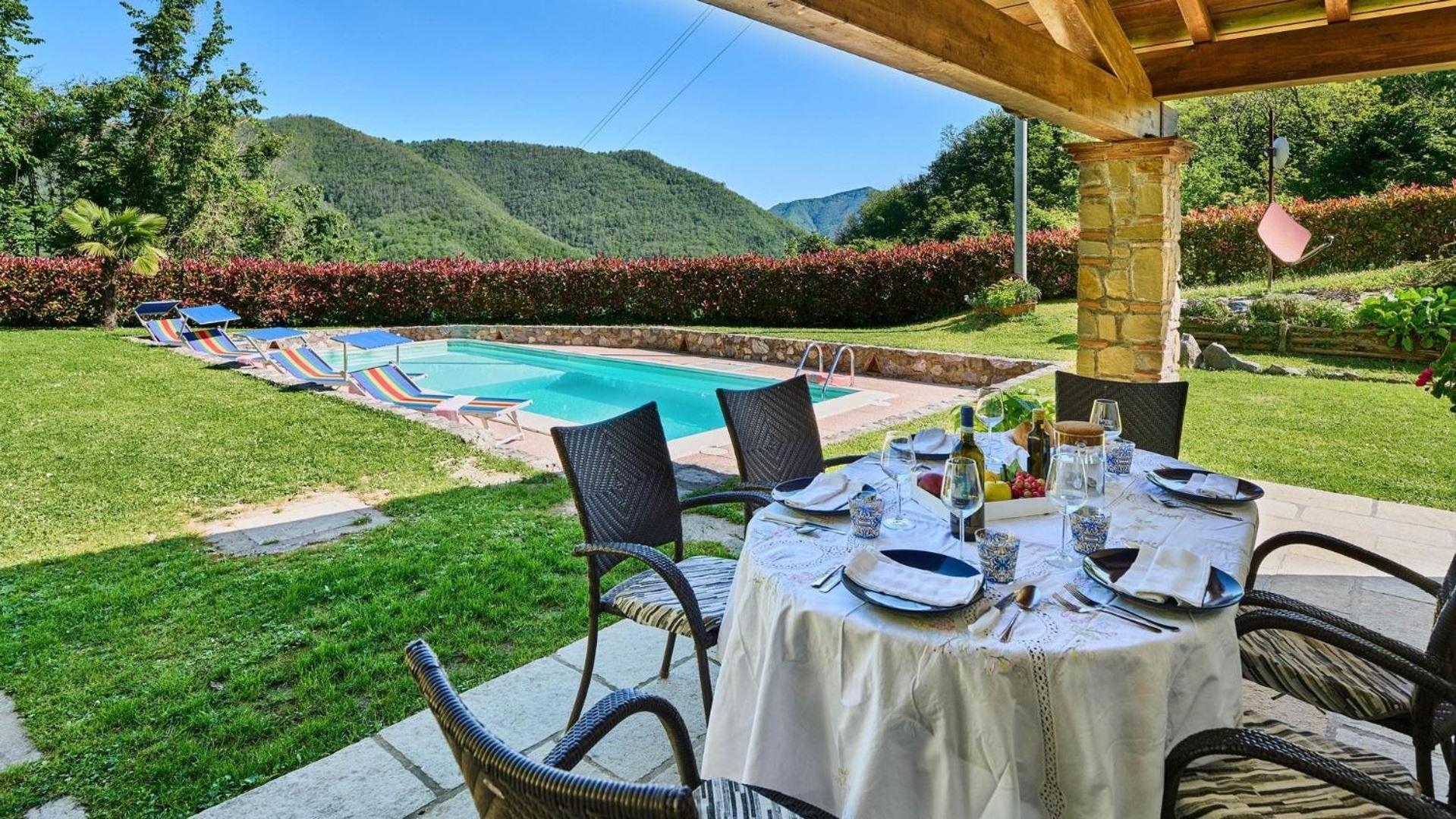 La Sella Villa Pescaglia Exterior photo
